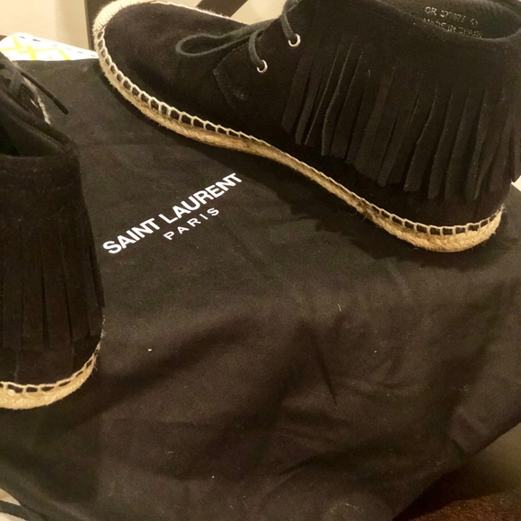Saint Laurent Espadrille Fringed Desert Boot (41) - Picture 5 of 7